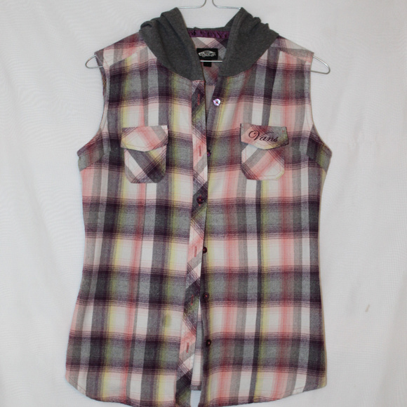Vans Tops - Vans Off The Wall Hoodie Vest Medium